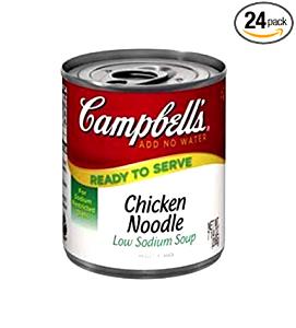 1 19 Oz Can, Ready-to-serve Ready-to-Serve Reduced Sodium Chicken Noodle Soup (Canned)