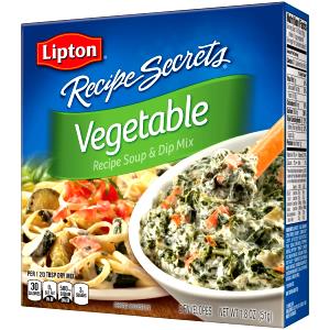 1 2/3 tbsp (10 g) Recipe Secrets - Vegetable Soup & Dip Mix