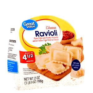 1/2 bag (255 g) Three Cheese Ravioli