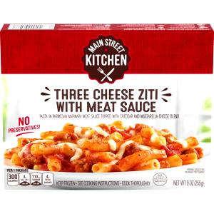 1/2 bag (255 g) Ziti & Meatballs