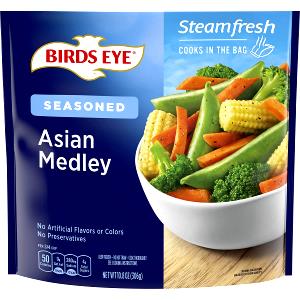 1/2 bag (340 g) Steamfresh Meals for Two Asian Style Chicken Vegetable Medley with Fresh Frozen Vegetables
