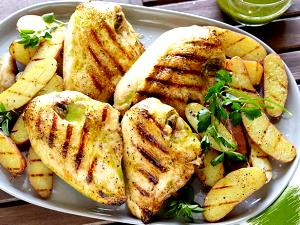 1/2 Bag Grilled Chicken İn Roasted Garlic Sauce
