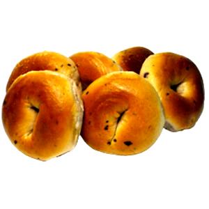 1/2 bagel (57 g) Blueberry Bagel