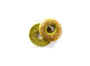 1/2 bagel (70 g) Spinach Bagel