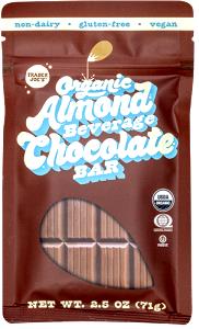 1/2 bar (35 g) Organic Almond Beverage Chocolate Bar