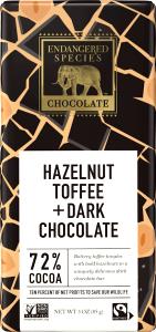 1/2 bar (43 g) Dark Chocolate with Hazelnut Toffee