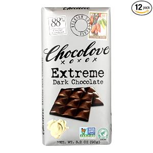 1/2 bar (50 g) Extreme Dark Chocolate Bar - 85% Cocoa