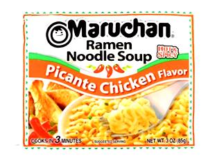 1/2 block (43 g) Ramen Noodle Soup - Picante Chicken