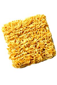 1/2 block with seasoning (42 g) Oriental Ramen Noodles
