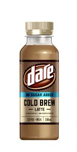 1/2 bottle (250 ml) Dare Iced Coffee