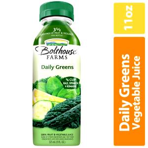 1/2 bottle (8 oz) Carrot Leafy Greens Vegetable Juice