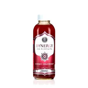 1/2 bottle (8 oz) Cosmic Cranberry Kombucha