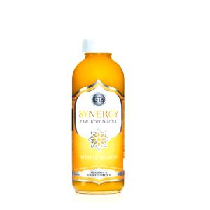 1/2 bottle (8 oz) Mystic Mango Kombucha