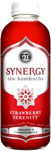 1/2 bottle (8 oz) Strawberry Serenity Kombucha