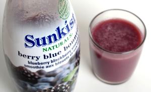 1/2 Bottle Sunkist Naturals Berry Blue Bountiful