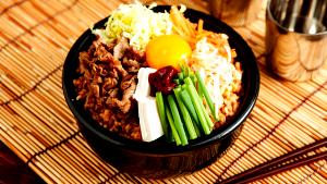 1/2 bowl Sukiyaki Bibimbap