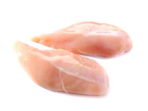 1/2 Breast, Bone And Skin Removed Chicken Breast Meat (Broilers or Fryers, Fried, Cooked)