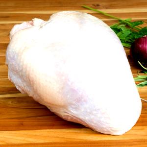 1/2 Breast, Bone Removed Turkey Breast Meat and Skin