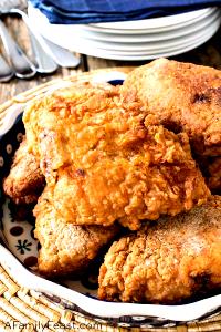 1/2 Breast Chicken Breast, Boneless, Fried, Meat/Skin, Batter