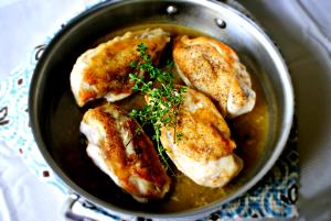 1/2 Breast Chicken Breast, Boneless, Roasted, Meat/Skin