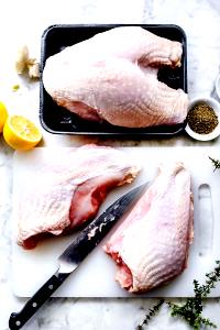 1/2 Breast Turkey Breast, Raw