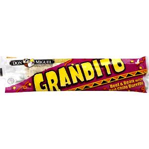1/2 Burrito Grandito Burrito, Beef & Bean With Red Chiles