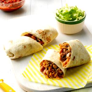 1/2 burrito Pork Burrito