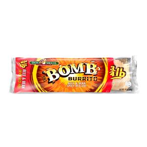 1/2 Burrito The Bomb Burrito, Beef & Bean