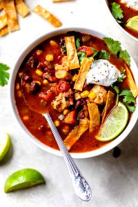 1/2 can Southwestern Style Chicken Soup