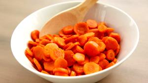 1/2 carton (99 g) Brown Sugar Glazed Carrot Medallions