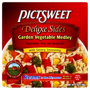 1/2 carton (99 g) Deluxe Sides Garden Vegetable Medley with Savory Seasoning
