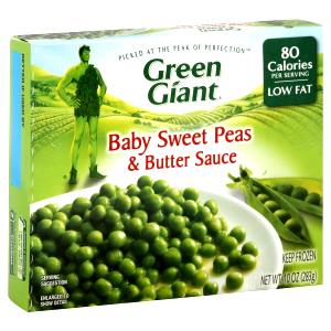 1/2 carton (99 g) Deluxe Sides Tiny Sweet Peas in Butter Sauce
