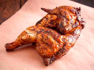 1/2 chicken (18 oz) Port-A-Pit Chicken