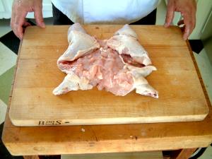 1/2 Chicken, Bone Removed Chicken Meat and Skin (Stewing)