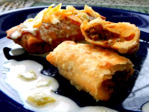1/2 Chimichanga Chimichanga, The Bomb Fried Chimi