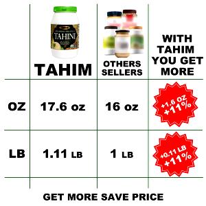 1/2 container (1 oz) Tahini Yogurt Dressing