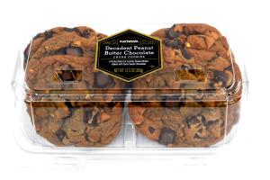 1/2 cookie Decadent Peanut Butter Chocolate Chunk Cookies
