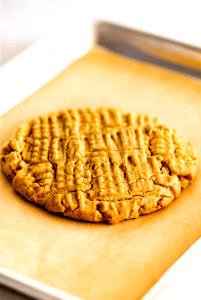 1/2 Cookie Peanut Butter Cookie