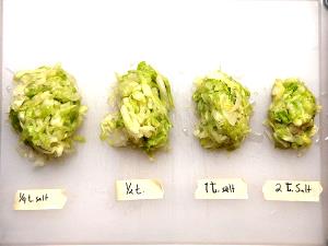 1/2 cup (100 g) Cole Slaw