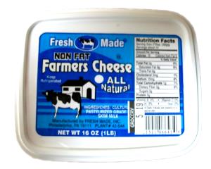 1/2 cup (100 g) Farmer Cheese 0,5% Fat
