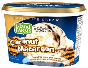 1/2 cup (101 g) Coconut Macaroon Ice Cream
