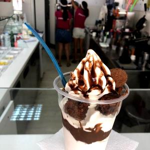 1/2 cup (102 g) Adonia Greek Frozen Yogurt