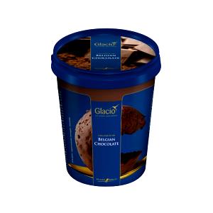 1/2 cup (102 g) Belgian Chocolate Ice Cream