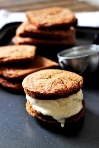 1/2 cup (102 g) Ginger Molasses Cookie Ice Cream