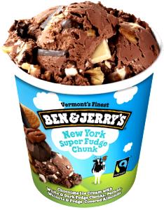 1/2 cup (106 g) New York Super Chunk Fudge Ice Cream