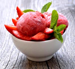 1/2 cup (106 g) Strawberry Sorbet