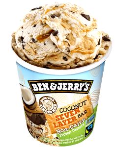 1/2 cup (107 g) Non-Dairy Coconut Seven Layer Bar