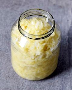 1/2 cup (110 g) Sauerkraut