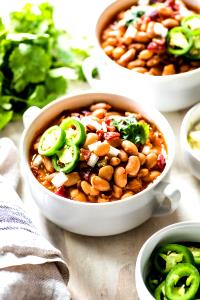 1/2 cup (112 g) Charro Beans