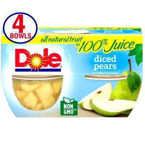 1/2 cup (113 g) Diced Pears in Heavy Syrup